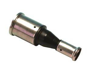 Henco verloopstuk recht 20x14 mm, 2x pers