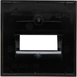 Afdekplaat UAE mat-zwart HK07