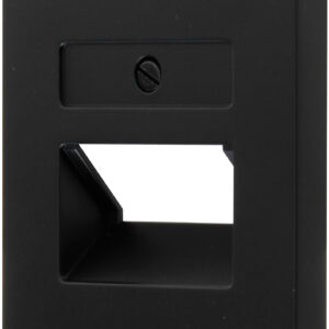 Afdekplaat UAE mat-zwart HK07