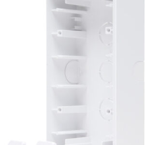Opbouwdoos 2-voudig mat-wit HK07