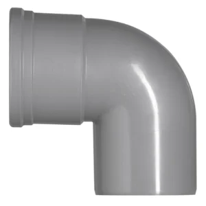 Martens Bocht PVC 1x manchetmof wanddikte 3,2 Ø 125 mm 87° KOMO-keur