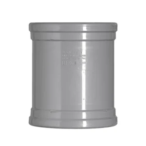 Martens Dubbele steekmof dikwandig PVC, 2x manchet 110 mm