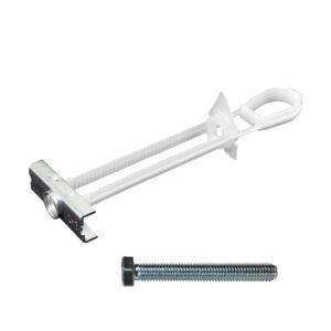 Toggler hollewandanker M 8 met bout voor plaatdikte 10-64 mm; 4 stuks