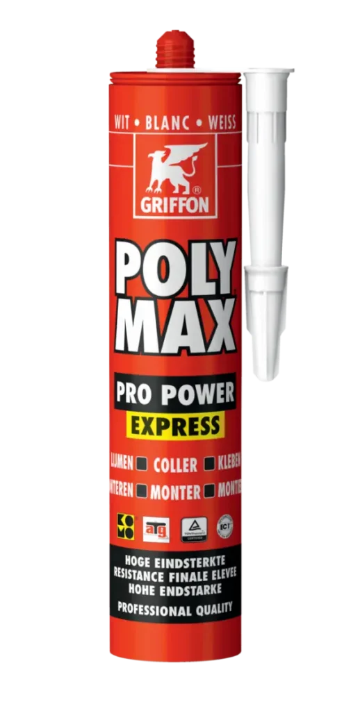 Griffon Poly Max® Pro Power Express 435 gram Wit