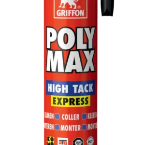Griffon Poly Max® High Tack Express 435 gram Zwart
