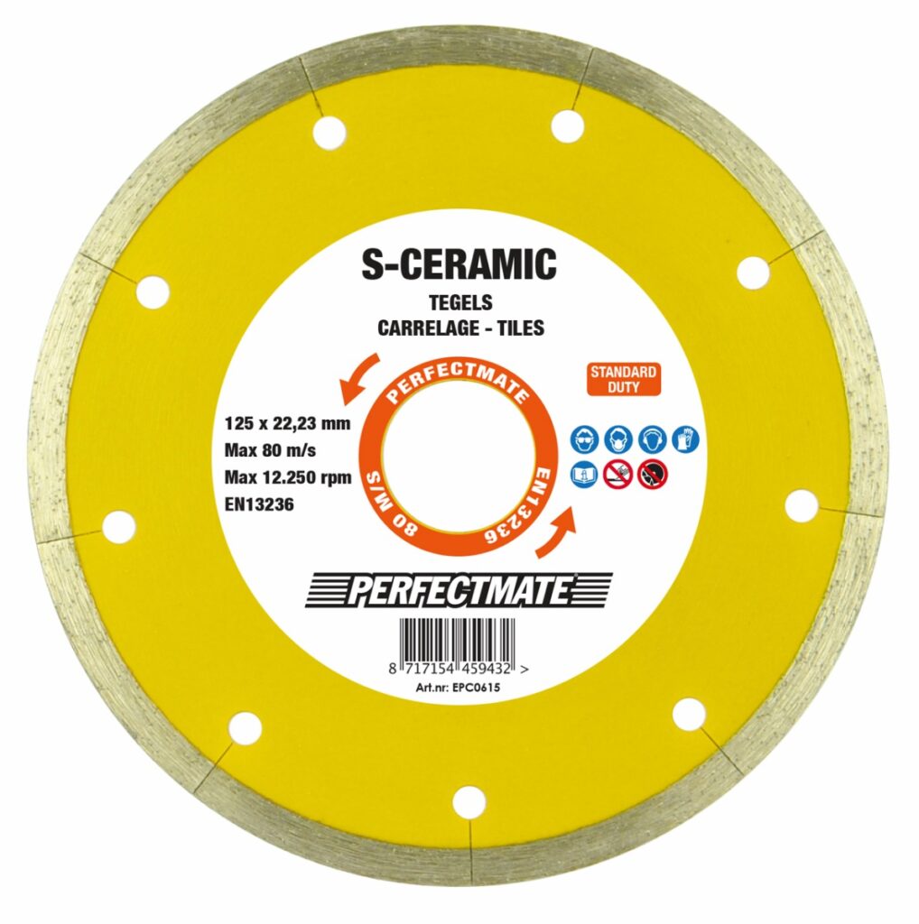 Perfectmate S-Ceramic diamantzaagblad 115mm asgat 22.23mm
