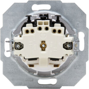 Wandcontactdoos 1V ZA SH mat-wit HK07
