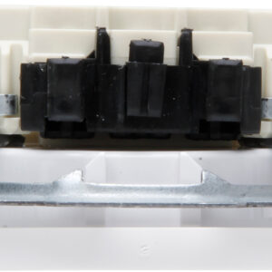 Wandcontactdoos 1V ZA SH mat-wit HK07