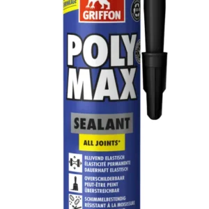Poly Max® Sealant All Joints 280 ml Zwart