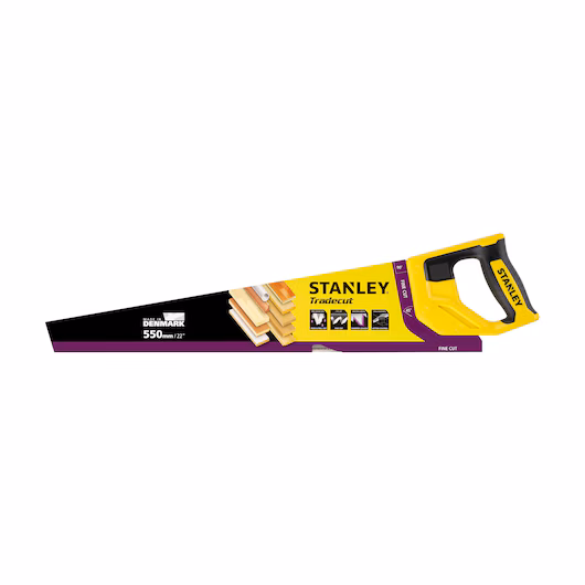 Stanley Houtzaag Tradecut Fijn 550mm 11 TPI - Afbeelding 2
