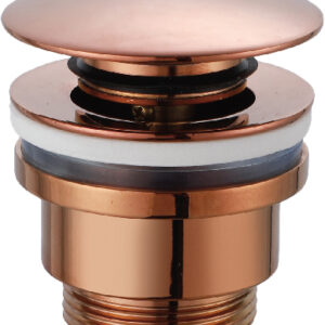 Roségouden PVD click-clack ventiel
