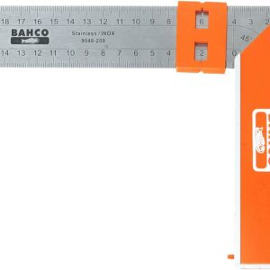 Bahco 9048-350 schrijfhaak met roestvaststalen blad en verschuifbare marker 350 mm