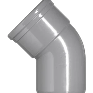 Martens bocht 45° PVC manchet/spie Ø 125 mm