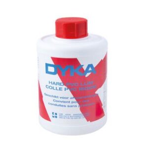 Dyka Lijm PVC KOMO 1/4L Pot + Kwast