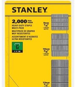 Stanley Nieten mix 6, 10 en 12mm Type G - 2000 Stuks