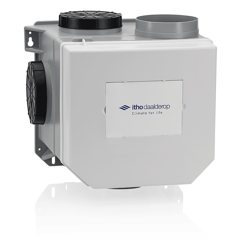 Ventilatiebox CVE-S ECO SE standaard versie met interne RV-sensor en eurostekker