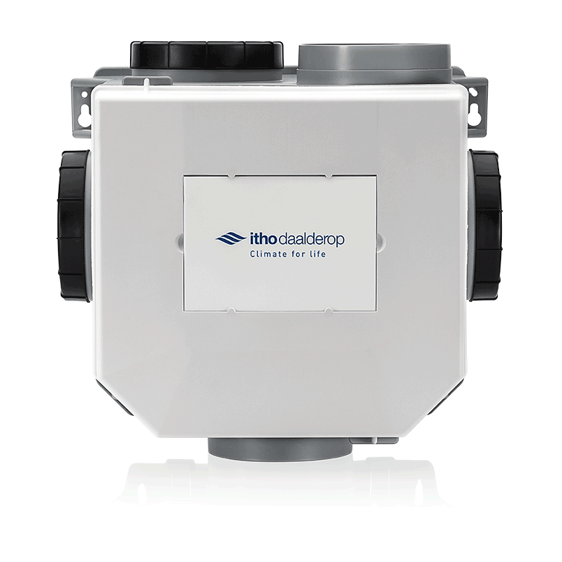 Ventilatiebox CVE-S ECO SE standaard versie met interne RV-sensor en eurostekker - Afbeelding 2
