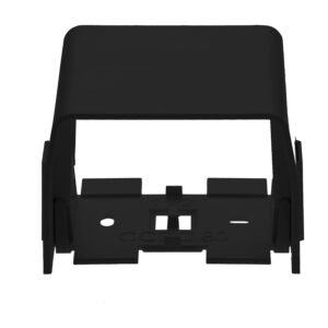 Optimal Duct Black - Verbindingssok 80 mm