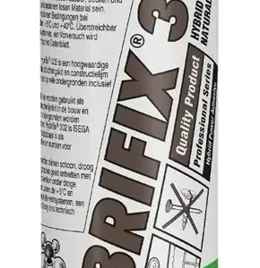 Zwaluw Hybrifix 302 Zwart - 290 ML - Koker - Eu400 C12