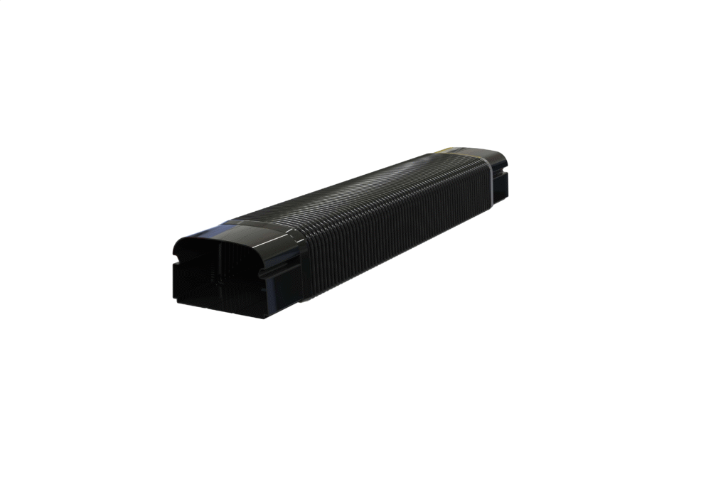 Tecnosystemi Optima Zwart flexibele goot 75 - pr/st