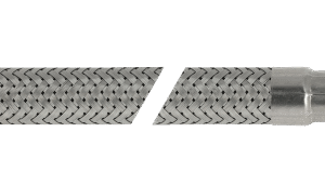 BONFIX RVS flex. aansluitleiding 35cm 3/8" bi.x 12mm knel