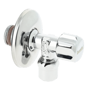 BONFIX Hoekstopkraan verchroomd 1/2" x 10 mm met rozet