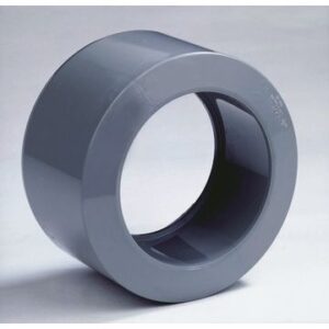 Dyka PVC Verloopring centrisch 50x40mm lijmmof/ spie grijs
