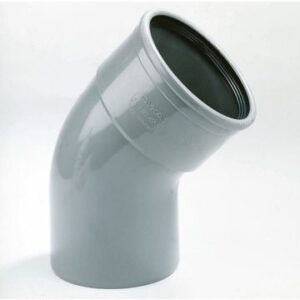Dyka PVC bocht 45 graden manchet (1 x mof / 1 x spie)