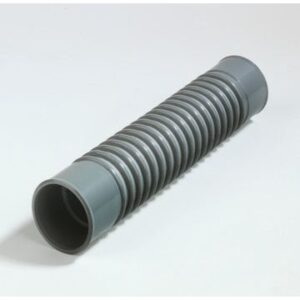 Dyka PVC Flexibele afvoerbuis 40mm 2x lijmmof grijs L =224mm