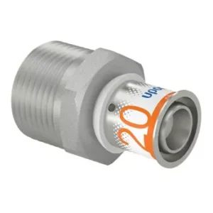 Uponor S-Press Plus perskoppeling recht pers x buitendraad