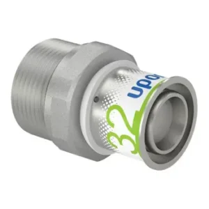 Uponor S-Press Plus perskoppeling recht pers x buitendraad
