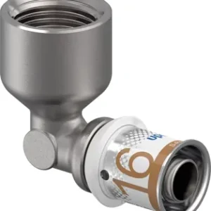 Uponor S-Press Plus perskoppeling knie pers x binnendraad