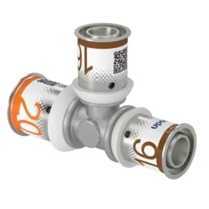 Uponor S-Press Plus perskoppeling T-stuk verlopend