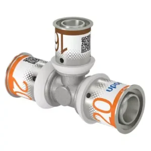Uponor S-Press Plus perskoppeling T-stuk verlopend