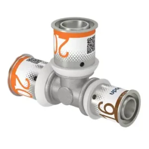 Uponor S-Press Plus perskoppeling T-stuk verlopend