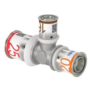 Uponor S-Press Plus perskoppeling T-stuk verlopend