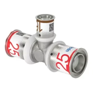 Uponor S-Press Plus perskoppeling T-stuk verlopend