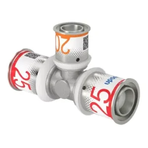 Uponor S-Press Plus perskoppeling T-stuk verlopend