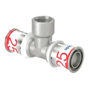 Uponor S-Press Plus perskoppeling T-stuk met binnendraad