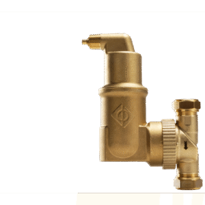 Spirovent RV2 luchtafscheider vertikaal en horizontaal te monteren - 28 mm klem UA028W