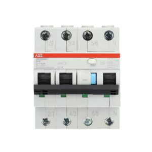 ABB aardlekautomaat 3-polig+nul 16A B-kar 300mA (DS203NC B16 A300)