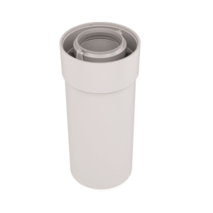 Ubbink UbiFit Verlengbuis Push-Fit Conc PP/KS 60/100 2000mm wit