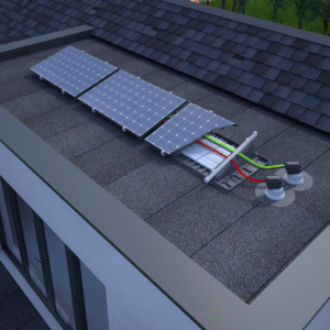Ubbink Kabel- en Leidingdakdoorvoer 120 0° Alu geïsoleerd