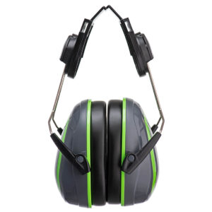 PW75 - HV Extreme oorbeschermers Laag Clip-On Grijs/Groen