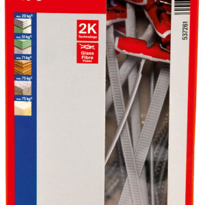 fischer Hollewandplug DuoTec 10 S met schroef (10 stuks)