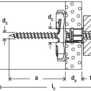 fischer Hollewandplug DuoTec 10 S met schroef (10 stuks)
