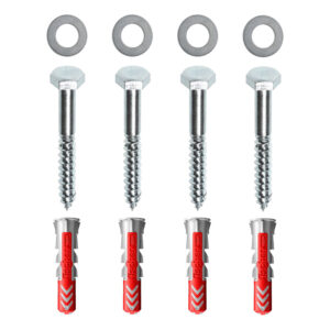 FISI cv-bevestigingsset plug  sluitring verzinkt; 4 stuks