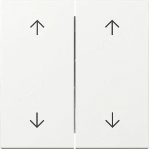Gira wip 2-v pijlsymbolen System 55 - zuiver wit (329703)