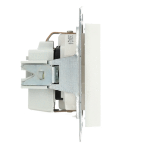 Gira wandcontactdoos met schroefklemmen Systeem 55 wit mat (418327)