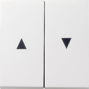 Gira bedieningswip pijlsymbool - Systeem 55 zuiver wit mat (029427)